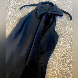 Black sleeveless adorable wide leg jumpsuit